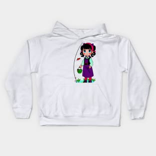 FISHING FIONA Kids Hoodie